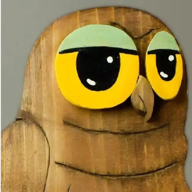 جاکلیدی چوبی مدل جغد کد 5286