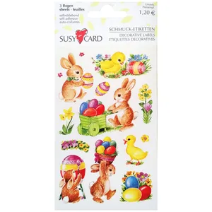 استیکر دیواری کودک مدل خرگوش باهوش کد 1000