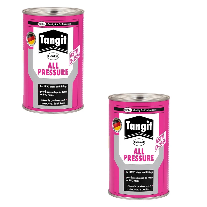 چسب پی وی سی هنکل مدل تانگیت کد ALL PRUSSUREوزن500 گرم بسته 2عددی