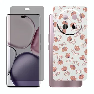 Glass Together model privacy screen protector suitable for Honor X9c mobile phone with back cover sticker