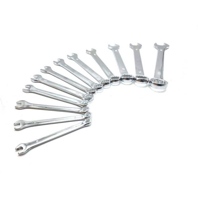 آچار یکسر تخت و یکسر رینگی اوکی مدل 1cs مجموعه 12 عددی