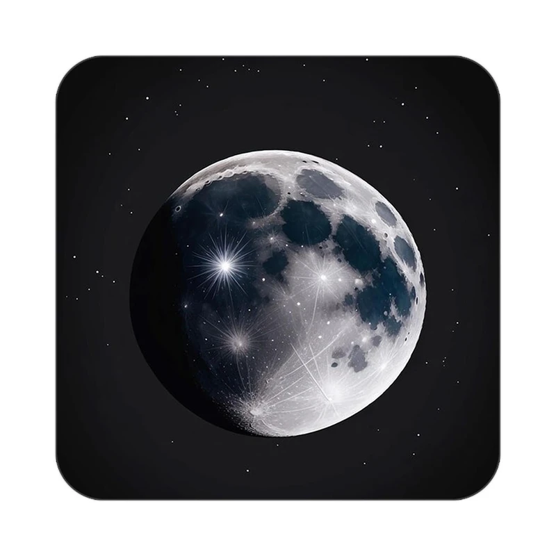 زیر لیوانی کاکتی طرح ماه و ستاره مدل mp52983