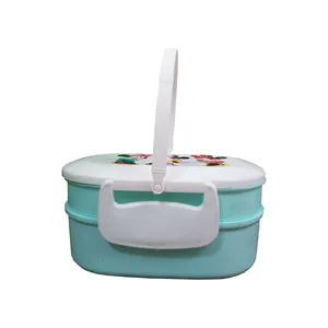 ظرف غذای کودک مدل دو طبقه طرح مینی موس 