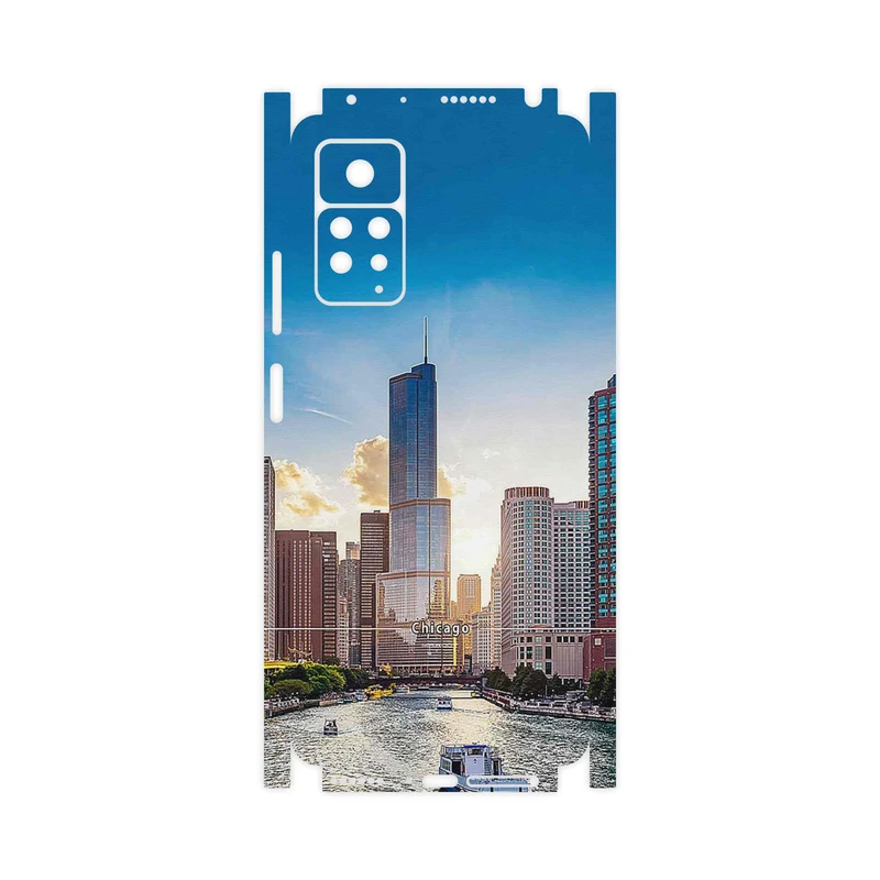 برچسب پوششی ماهوت مدل City of Chicago-FullSkin مناسب برای گوشی موبایل شیائومی Redmi Note 11 Pro Plus 5G (India)