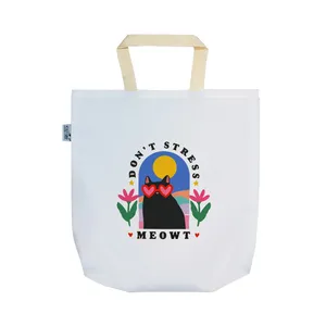 ساک خرید ترمه طراحان ایده مدل پترن گربه کد strm1115 - SS
