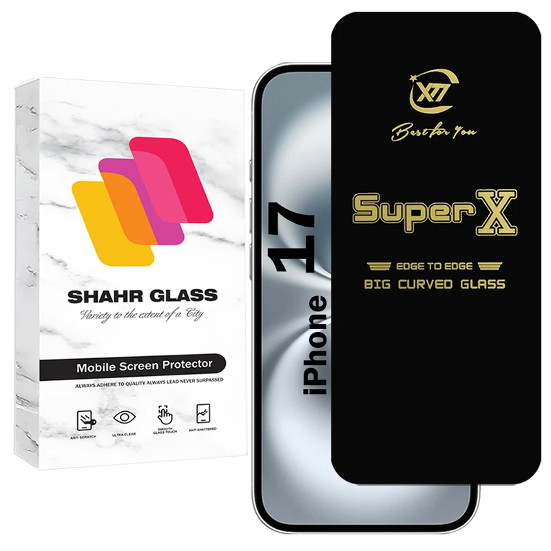 محافظ صفحه نمایش شهر گلس مدل SUPXS20 مناسب برای گوشی موبایل اپل iPhone 17
