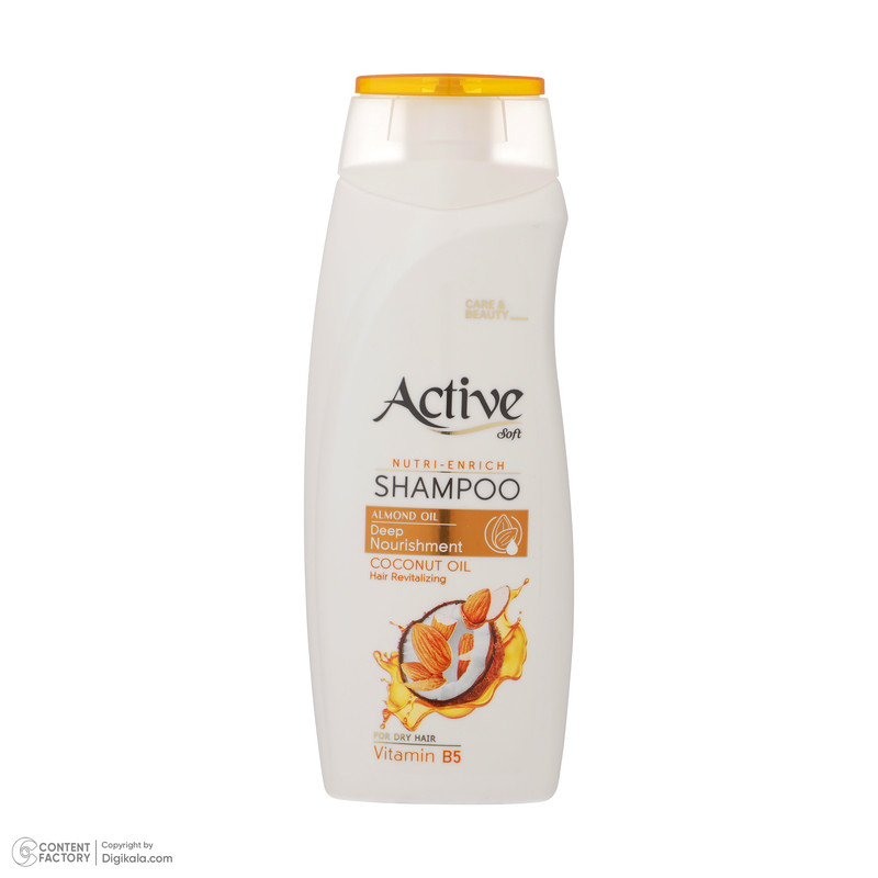 شامپو مو اکتیو مدل روغن مغذی COCONUT OIL حجم 350 میلی لیتر شامپو مو اکتیو مدل روغن مغذی COCONUT OIL حجم 350 میلی لیتر