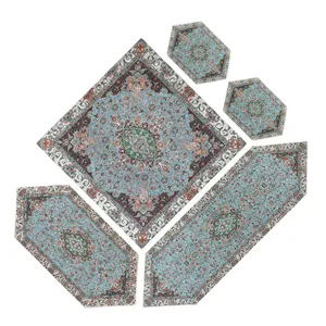 ست 5 تکه رومیزی ترمه مدل هما کد SA5-5