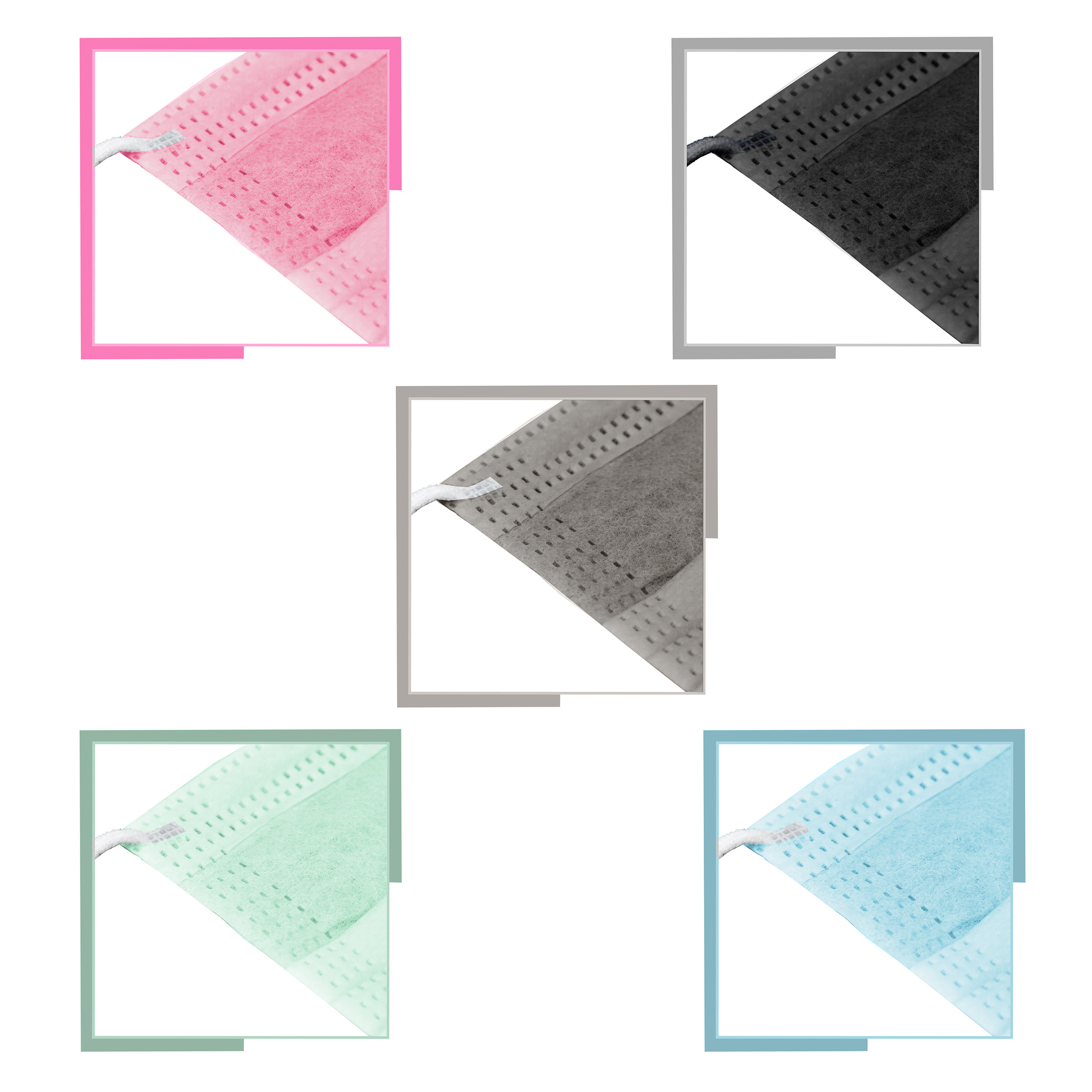 ماسک تنفسی اس اچ ام کد LY3-0071-CH بسته 10 عددی