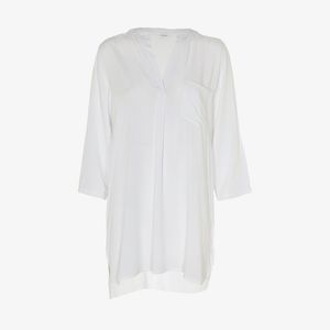 مانتو زنانه مدل نخی ساحلی رنگ سفید