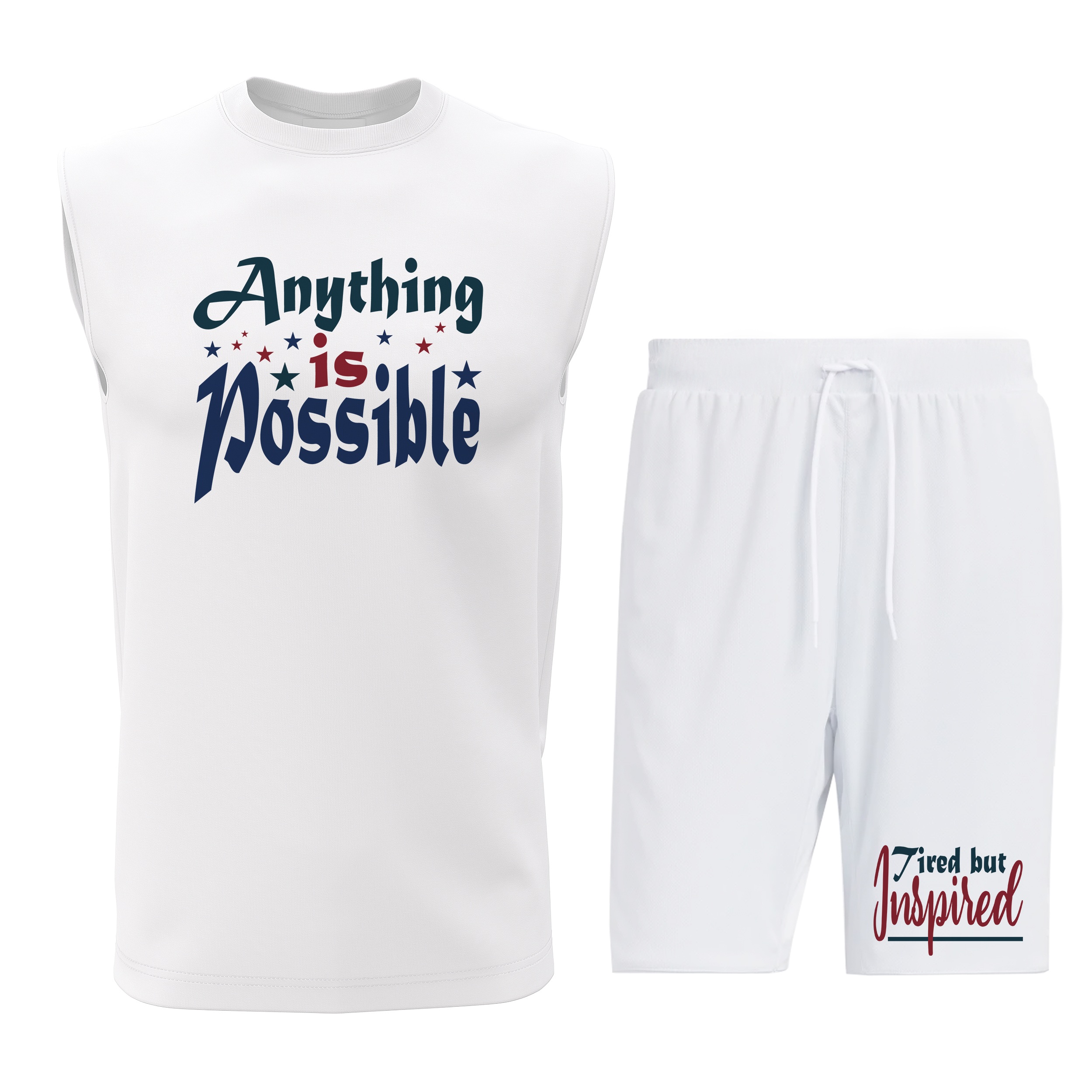 ست تاپ و شلوارک مردانه مدل T108W