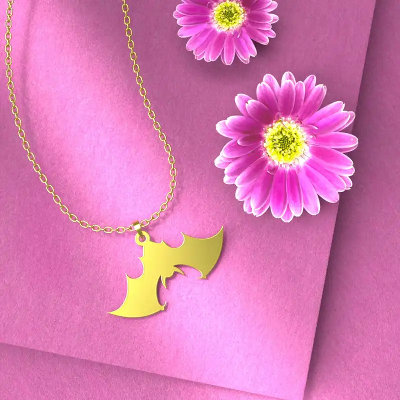 گردنبند طلا 18 عیار زنانه مدوپد مدل هالووین کد G3-1-1218