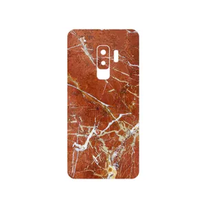 MAHOOT Red Marble Cover Sticker for Samsung Galaxy S9 Plus