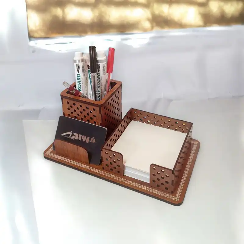 استند لوازم اداری رومیزی مدل فروردین بسته 2 عددی