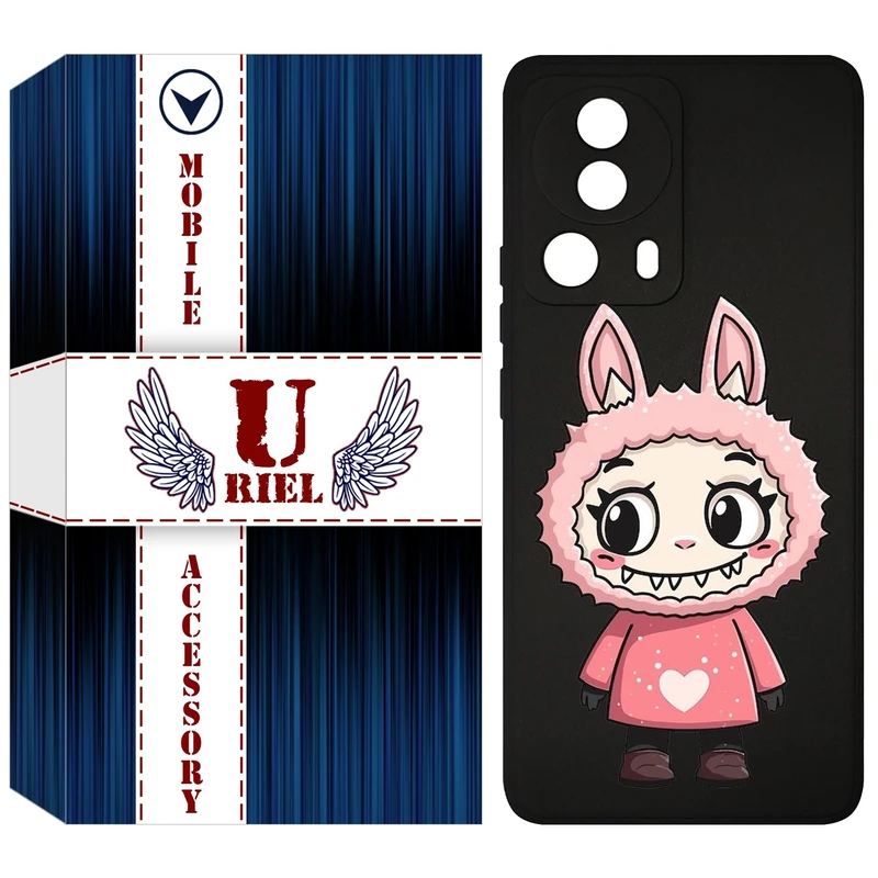 کاور یوریل مدل KSH کد 139 طرح عروسک لبوبو مناسب برای گوشی موبایل شیائومی 13 Lite