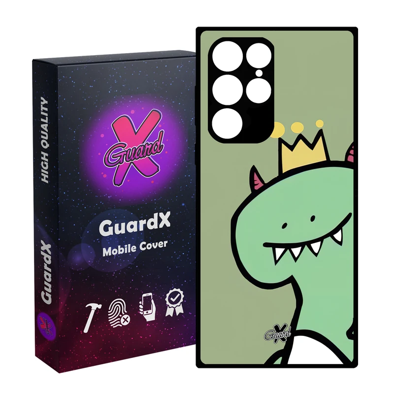 کاور گارد ایکس طرح نقاشی مدل Glass10463 مناسب برای گوشی موبایل سامسونگ Galaxy S23 Ultra