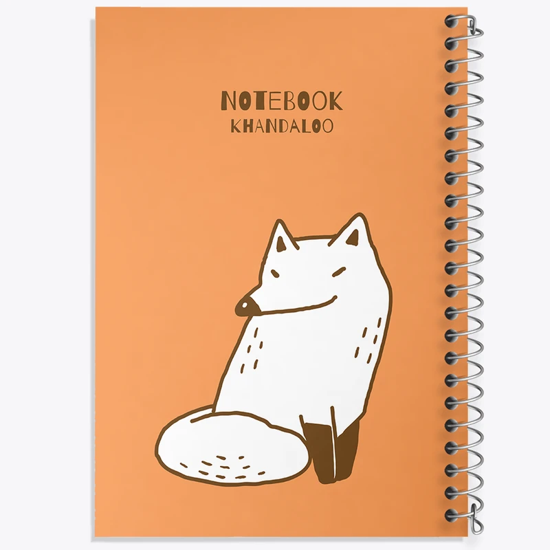 دفتر مشق 50 برگ خندالو طرح روباه کد N866