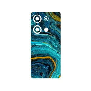 MAHOOT Turquoise marblewith golden streaks Cover Sticker for Xiaomi Redmi Note 14S