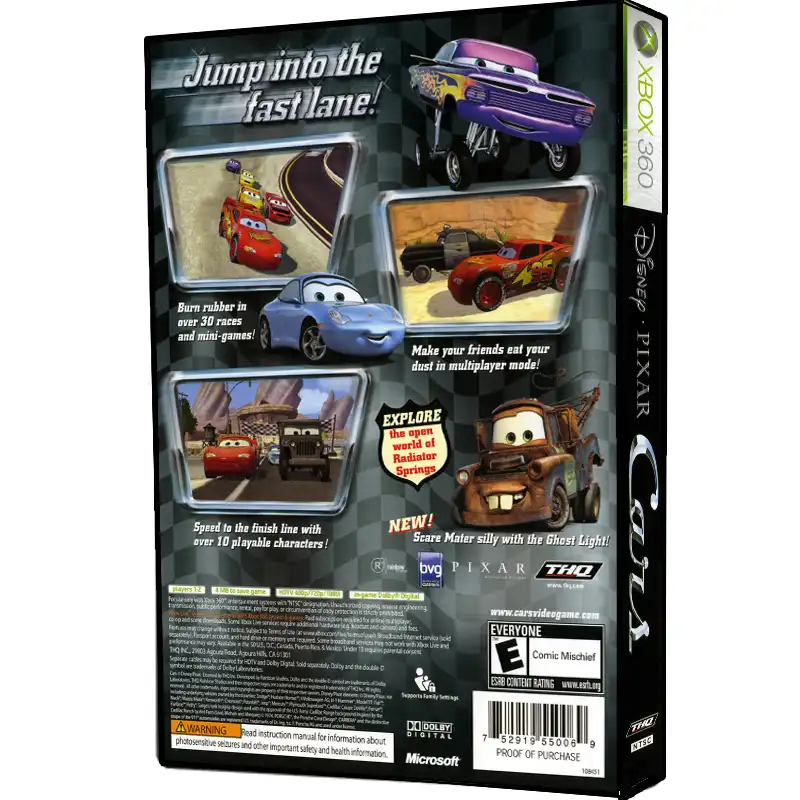 بازی Cars مخصوص Xbox 360