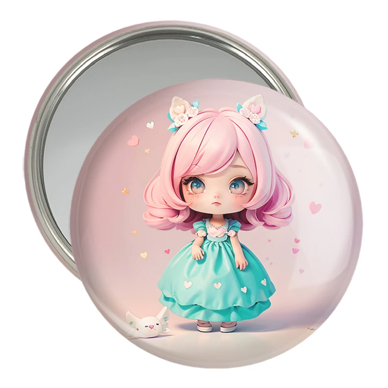 آینه جیبی خندالو مدل دخترانه (Girlish) کد 36867