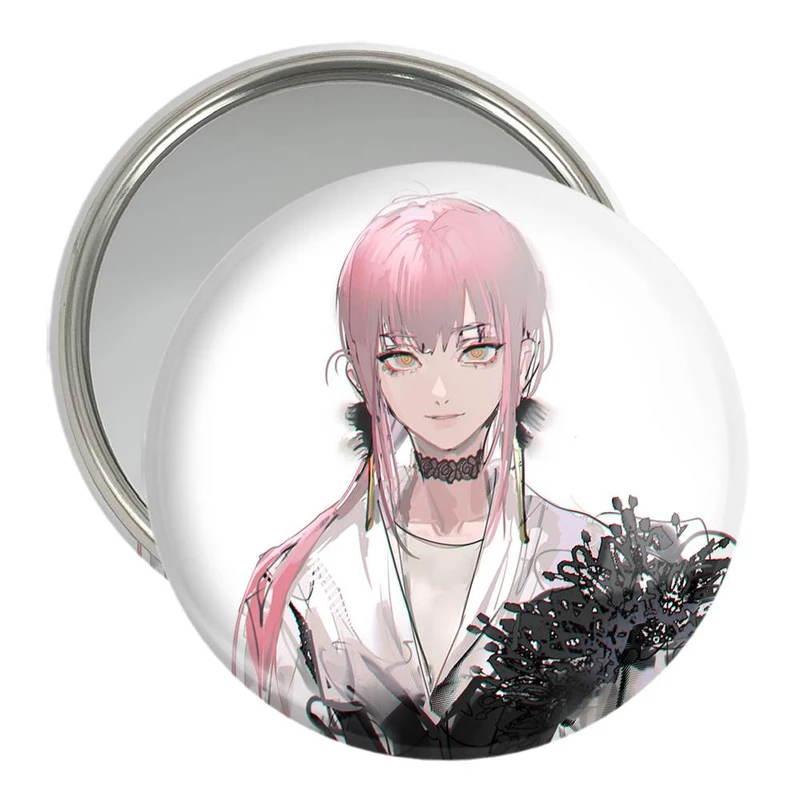 آینه جیبی خندالو مدل ماکیما انیمه مرد اره ای Chainsaw Man  کد 22359