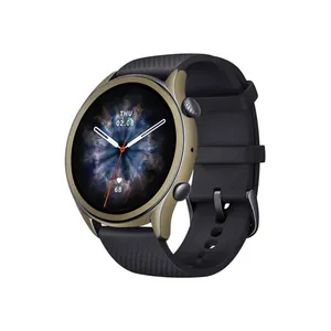 برچسب ماهوت طرح Matte-Gold مناسب برای ساعت هوشمند شیائومی Amazfit GTR 3 Pro