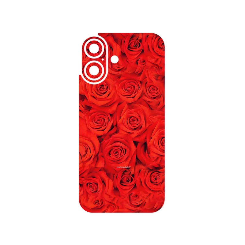 برچسب پوششی ماهوت مدل Red_Flower مناسب برای گوشی موبایل اپل iPhone 16