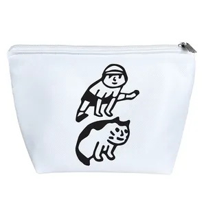 کیف لوازم آرایش دخترانه خندالو مدل از گربه بپر کد 7656