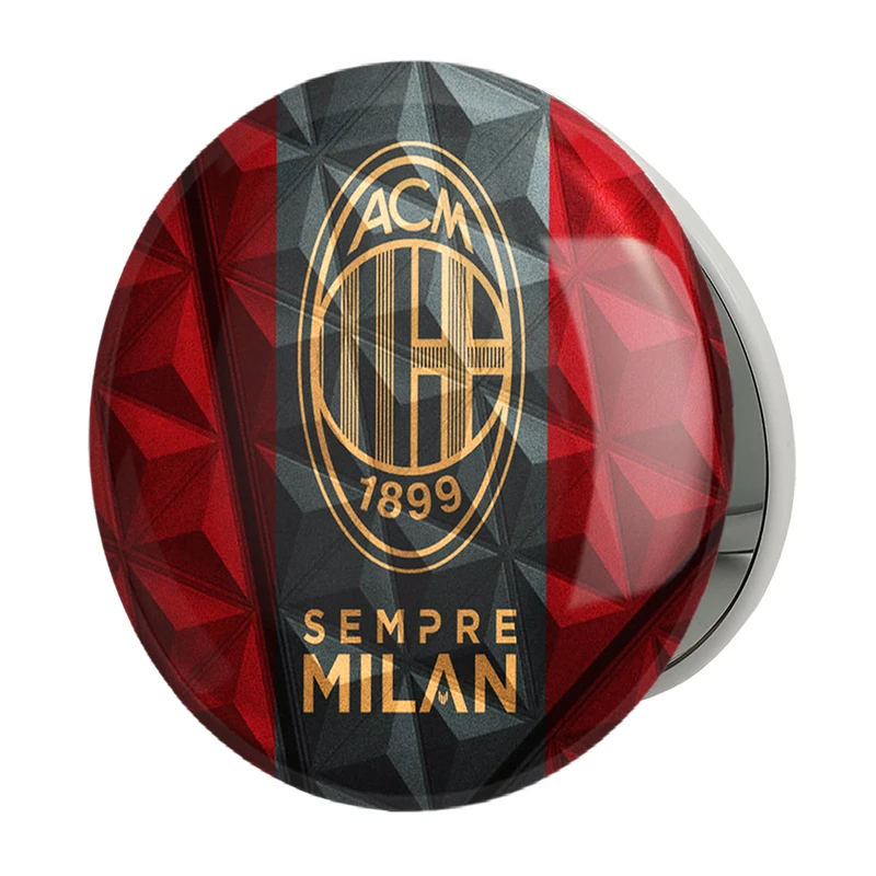 آینه جیبی خندالو طرح باشگاه آث میلان مدل تاشو کد 27266 