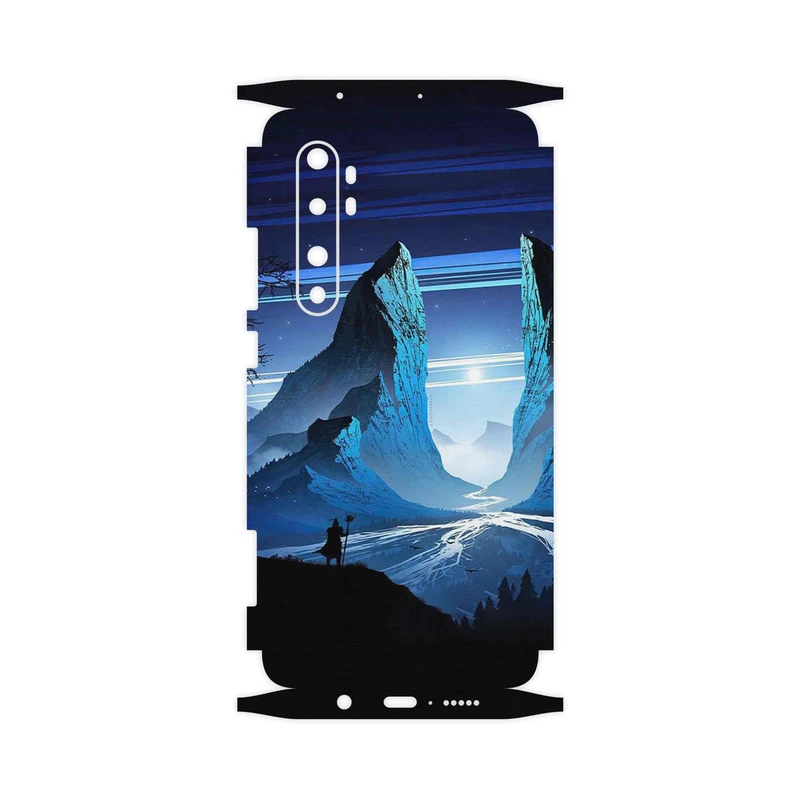 برچسب پوششی ماهوت مدل Blue Mountains Digital Art-FullSkin مناسب برای گوشی موبایل شیائومی Mi Note 10 Lite