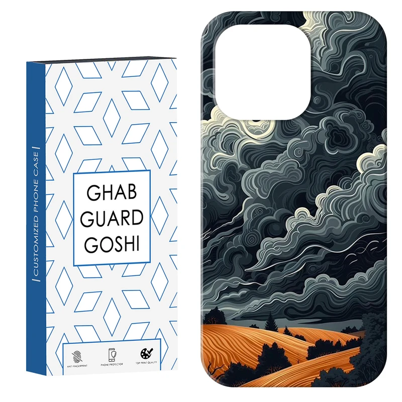کاور قاب گارد گوشی طرح ونگوگ کد Dimo-373 مناسب برای گوشی موبایل اپل IPHONE 15 PRO MAX