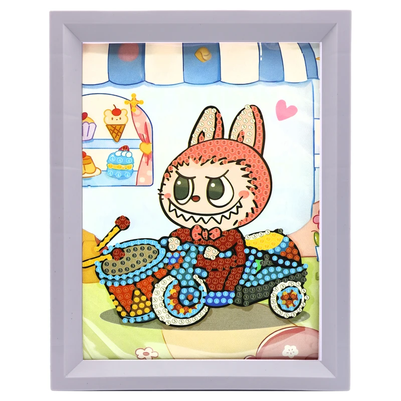 بازی آموزشی سمید مدل ساخت تابلو نقاشی الماسی طرح لبوبو کد 310