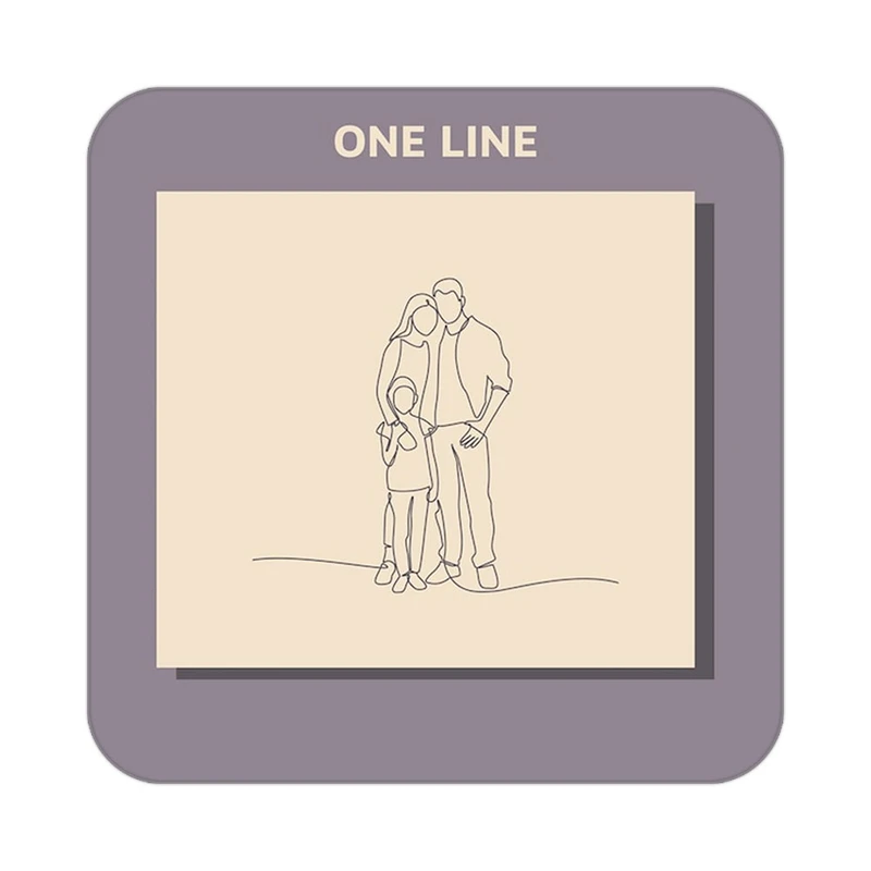 زیر لیوانی کاکتی طرح عاشقانه مدل mp36796