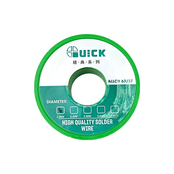 سیم لحیم کوئیک مدل 0/3mm  وزن 40 گرم