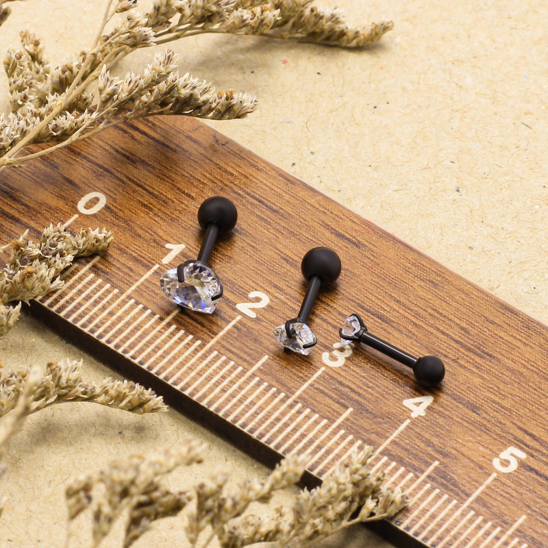 پیرسینگ گوش زنانه پایتخت مدل PS1094 مجموعه 3 عددی