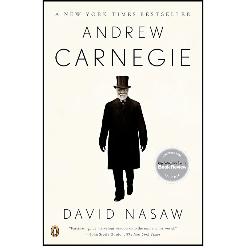 کتاب Andrew Carnegie اثر David Nasaw انتشارات Penguin Books