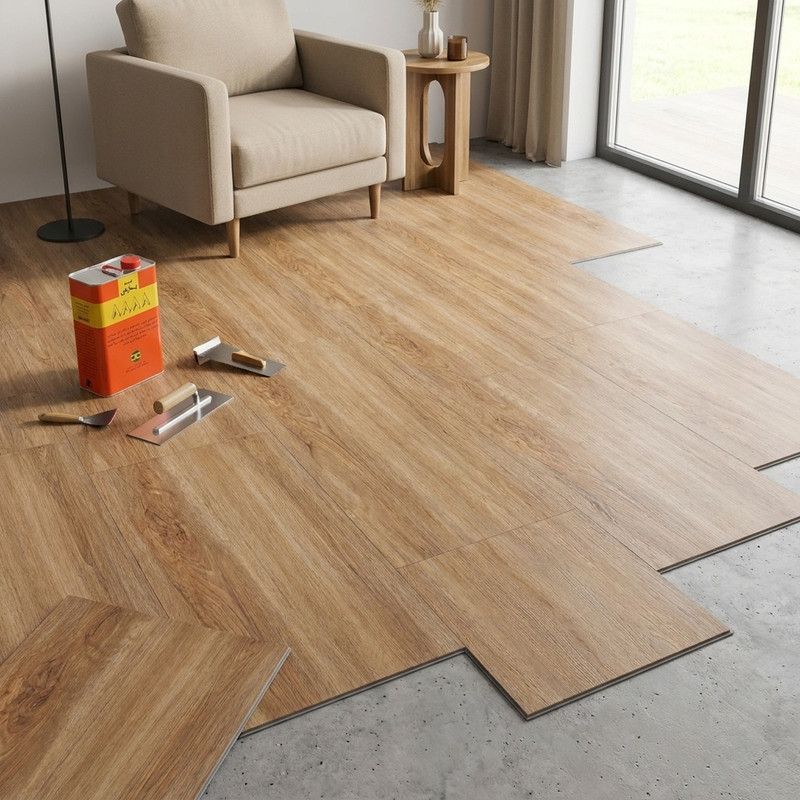 کفپوش مدل PVC طرح Classic Oak بسته ۱۶ عددی