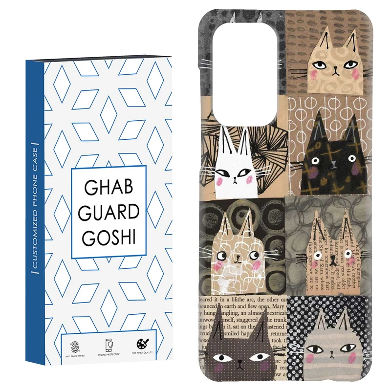 کاور قاب گارد گوشی طرح گربه کد Dimo-308 مناسب برای گوشی موبایل سامسونگ Galaxy A33 / A33 5G