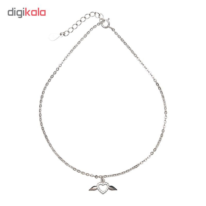 پابند نقره زنانه شهر جواهر مدل SJS-AN024