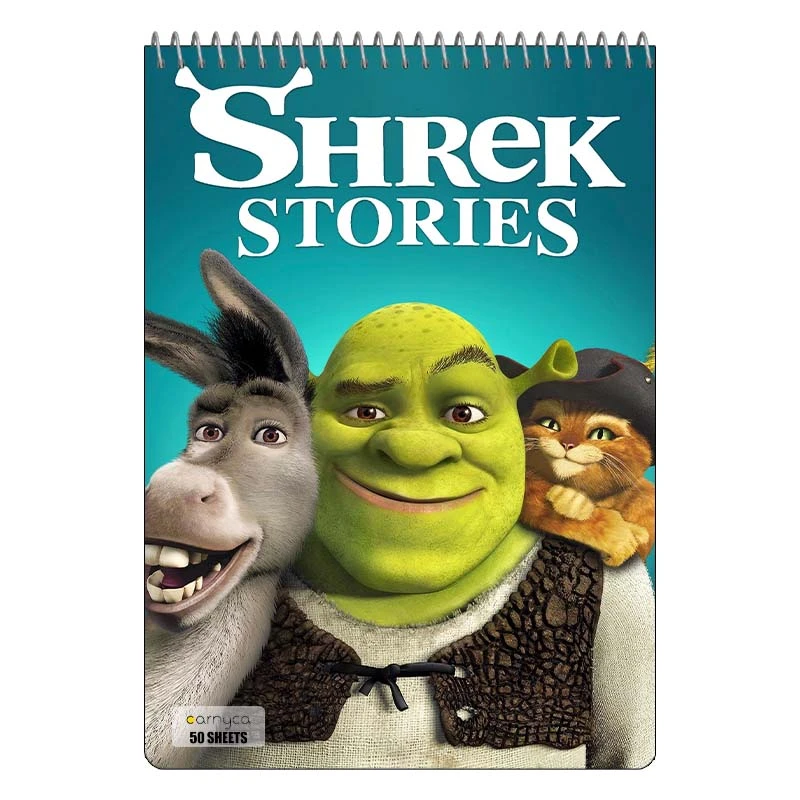 دفتر نقاشی 50 برگ سیمی کارنیکا طرح شرک Shrek کد 76913