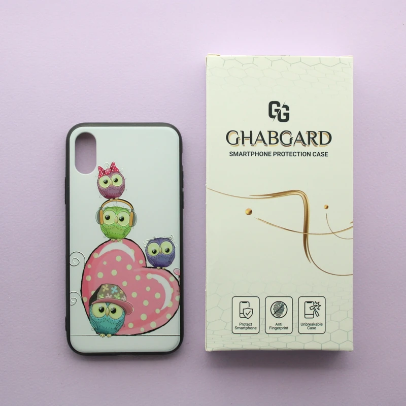 کاور قاب گارد مدل دور ژله ای دخترانه مناسب  برای گوشی موبایل اپل iPhone X / Xs