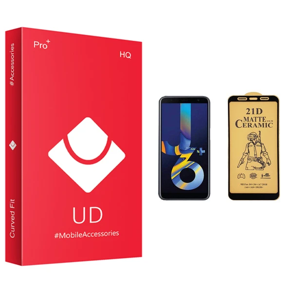 محافظ صفحه نمایش سرامیکی یو دی مدل HQ مناسب برای گوشی موبایل سامسونگ Galaxy J6 Plus