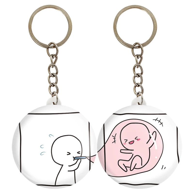 جاکلیدی خندالو مدل عاشقانه Love کد A116 مجموعه 2 عددی