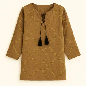 تونیک آستین سه ربع زنانه مدل 03152