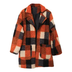 پالتو زنانه مدل چهارخانه