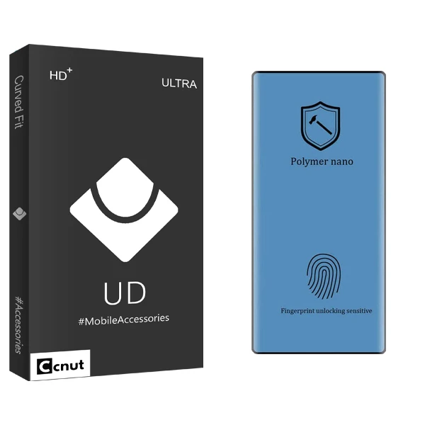 محافظ صفحه نمایش کوکونات مدل UDB Curve Nano Polymer مناسب برای گوشی موبایل سامسونگ Galaxy S10 Plus