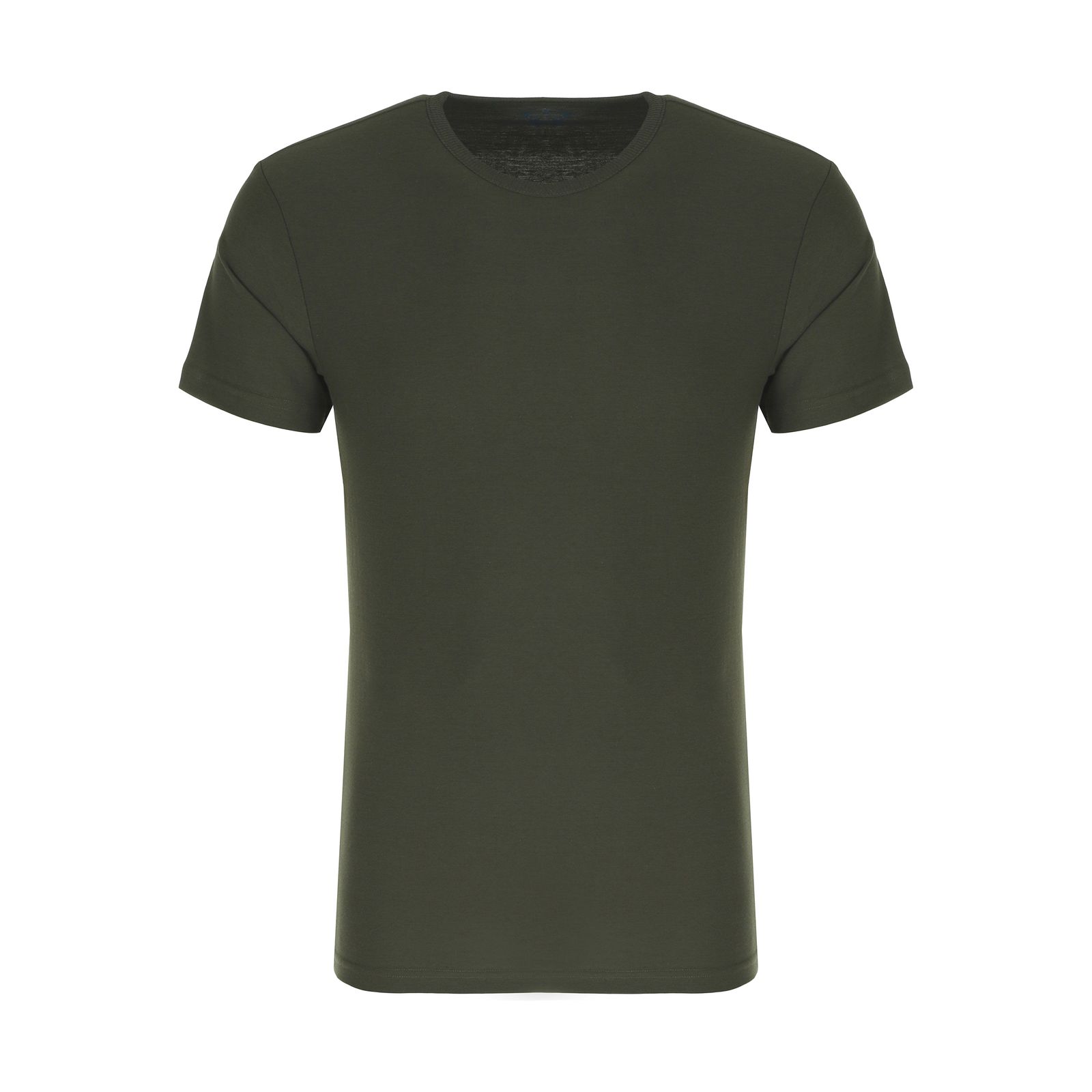 تی شرت آستین کوتاه مردانه پاتن جامه مدل 131621010106335 رنگ سبز تیره