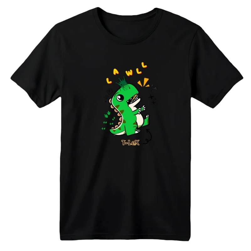 تی شرت آستین کوتاه بچگانه مدل دایناسور کد 38