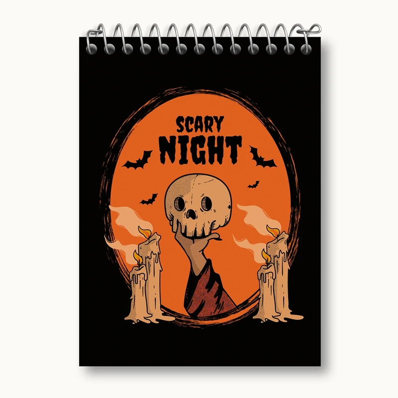 دفتر یادداشت 50 برگ خندالو مدل هالووین کد 29520