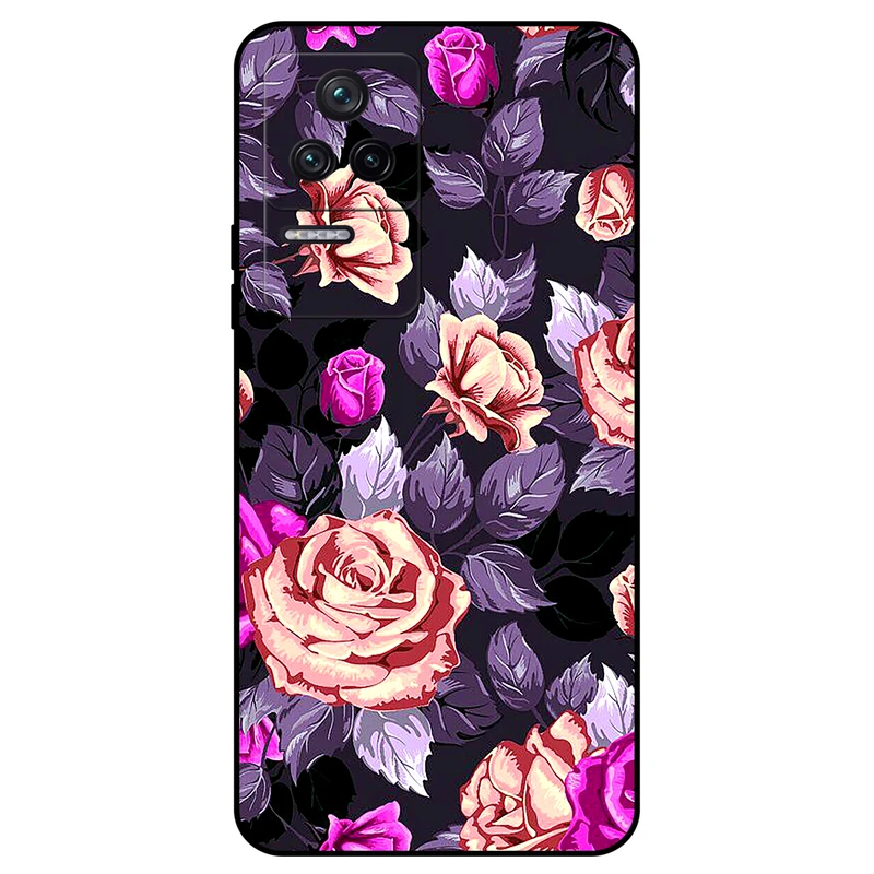 کاور مگافون طرح گل مدل 1652 مناسب برای گوشی موبایل شیائومی Poco F4 5G / Redmi K40S  